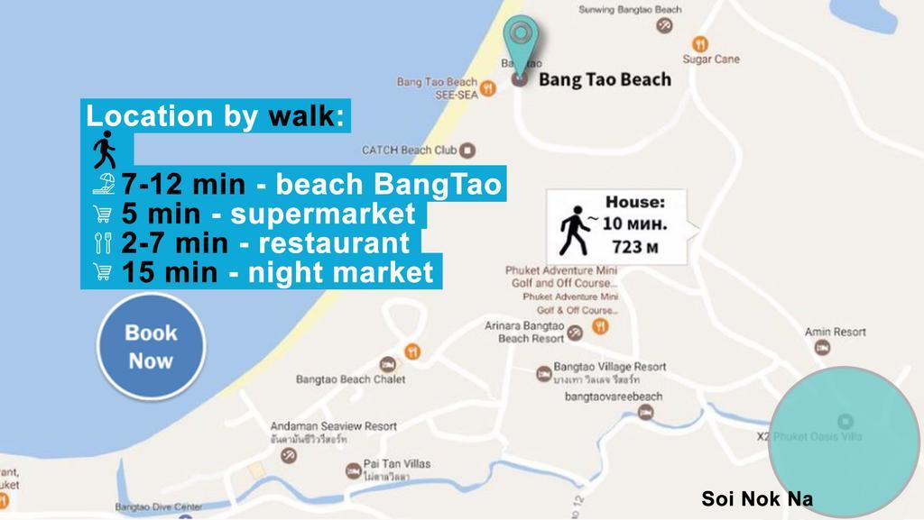 Aquatoria Phuket Bangtao Villa Surin-stranden Eksteriør bilde